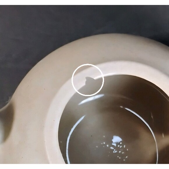 Vtg Pigeon Forge Pottery Coffee Tea Pot & Sugar Bowl Set Enamel Dogwood Flower - Picture 4 of 12